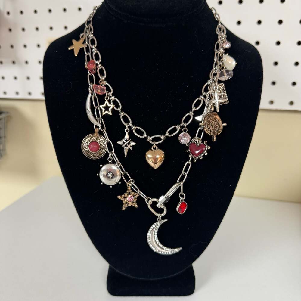 SOLD OUT Free People Maxamillion Multi-Strand Charm Necklace